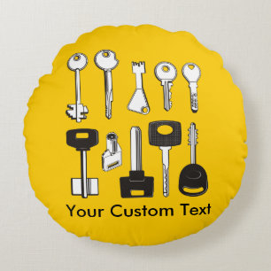 Set of Keys Round Cushion