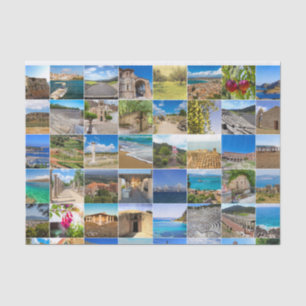 set of Peloponnes photo, Greece, Europe Tissue Paper