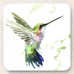 Set of Six Coasters - Humming Bird