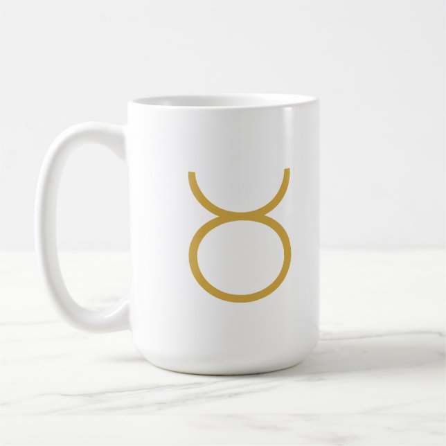 Set Of Taurus Zodiac Sign  Coffee Mug (Left)