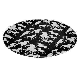 set of unicorns cutting board