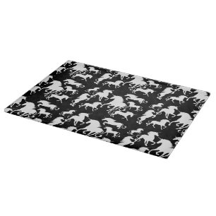 set of unicorns cutting board