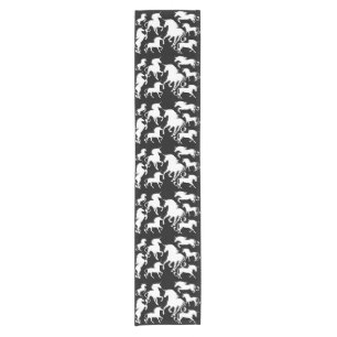 set of unicorns short table runner