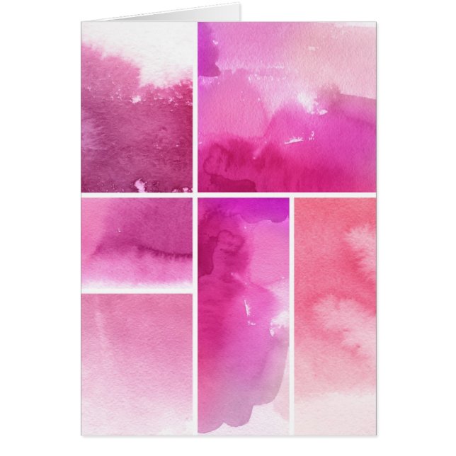 Set of watercolor abstract hand painted 3 (Front)