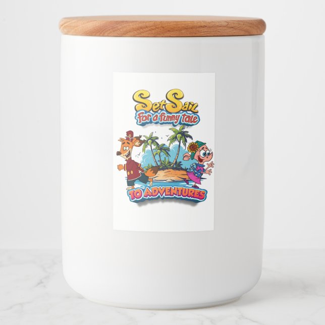 Set Sail for a Funny Tale adventure island  Food Label (Front)