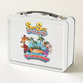 Set Sail for a Funny Tale adventure island  Metal Lunch Box