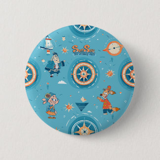 Set Sail for a Funny Tale wrap  6 Cm Round Badge