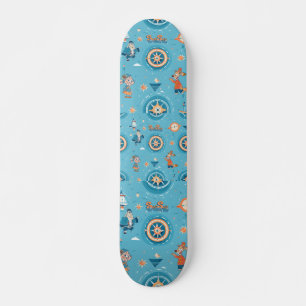 Set Sail for a Funny Tale wrap Skateboard