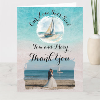 Set Sail Thank you Card