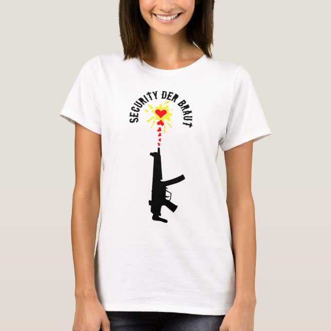 Set: Security der Braut T-Shirt (Front)