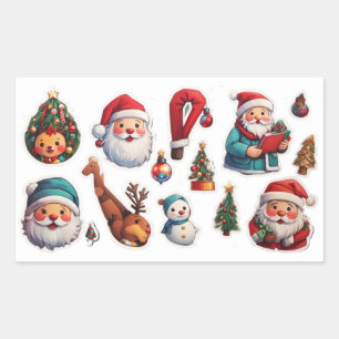 Set sticker christmas
