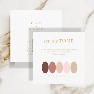 Set the Tone Boho Oasis Colour Palette ID959 Enclosure Card