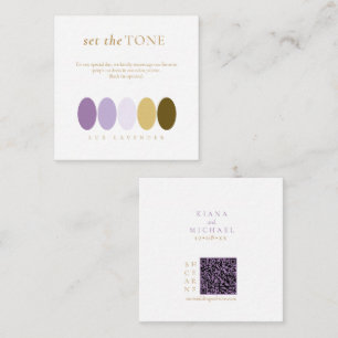 Set the Tone Lux Lavender Colour Palette ID990 Enclosure Card