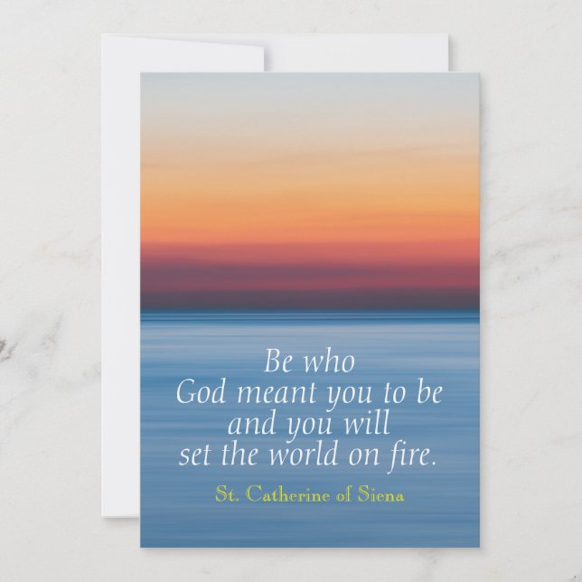 Set the World on Fire Card (Front)