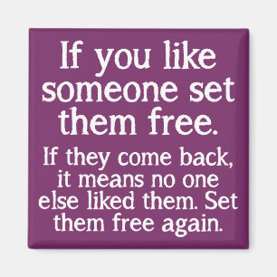 Set Them Free Funny Fridge Magnet Refrigerator