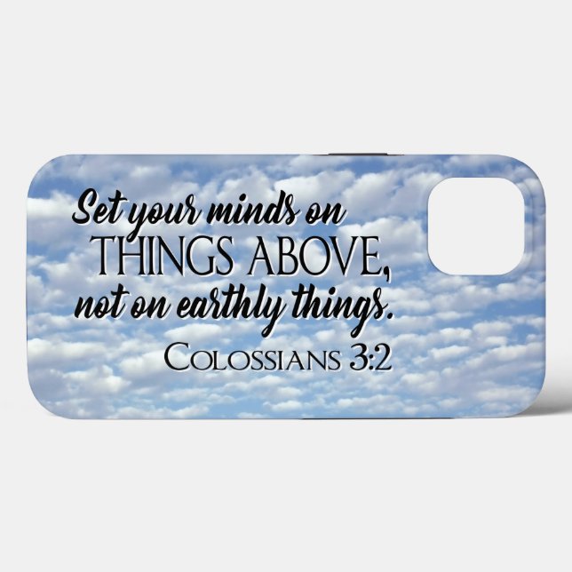 Set Your Minds on Things Above Case-Mate iPhone Case (Back (Horizontal))