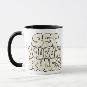 Set Your Own Rules — Independent Boss Mindset Mug