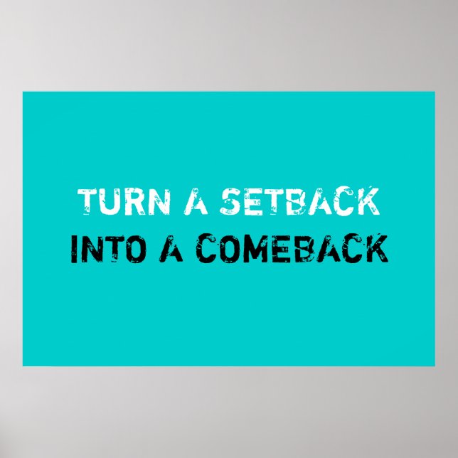 Setback Comeback Poster (Front)