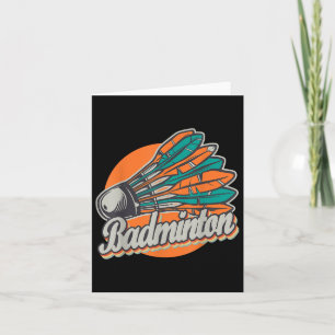 Setback Game Shuttle Sport Badminton Racket For Me Card