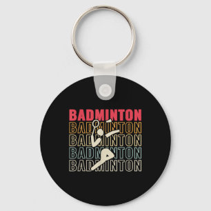 Setback Game Shuttle Sport Badminton Retro For Men Key Ring