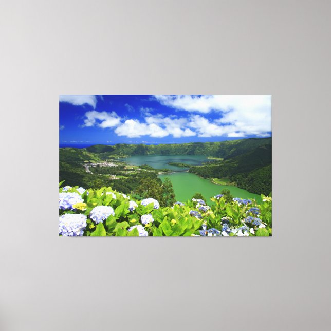 Sete Cidades, Azores Canvas Print (Front)