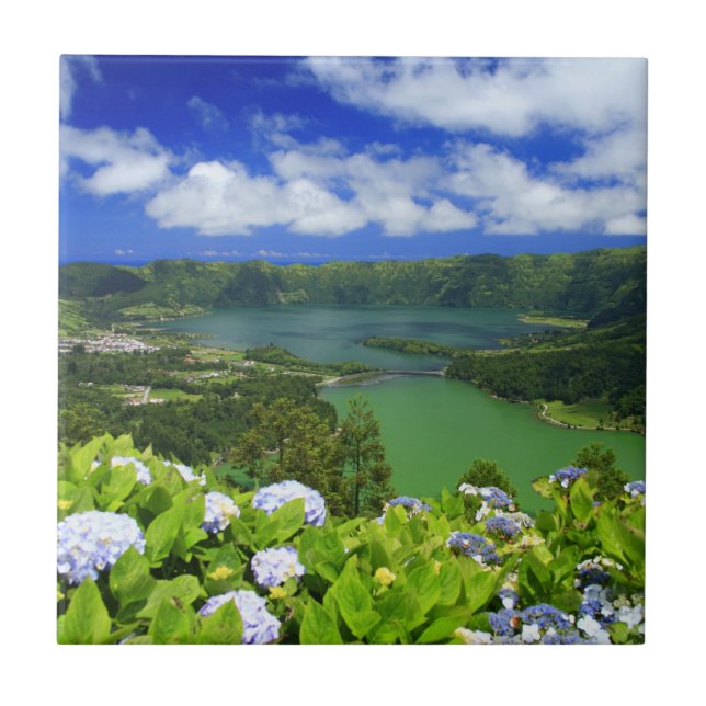 Sete Cidades, Azores Tile (Front)