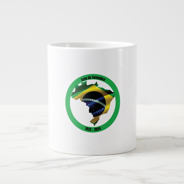 Sete de Setembro (Brazilian Independence Day) Large Coffee Mug (Front)