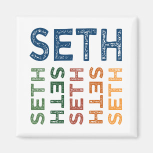 Seth Cute Colourful Magnet