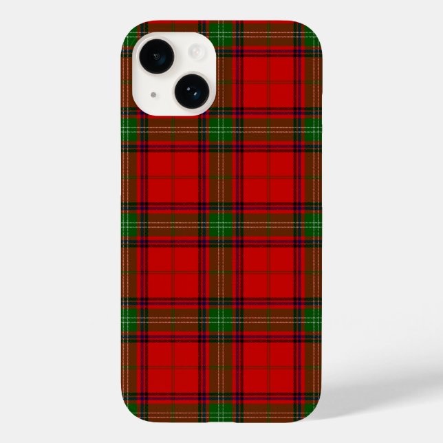 Seton tartan red green plaid Case-Mate iPhone case (Back)