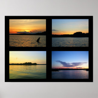 Setted Sun Views Poster