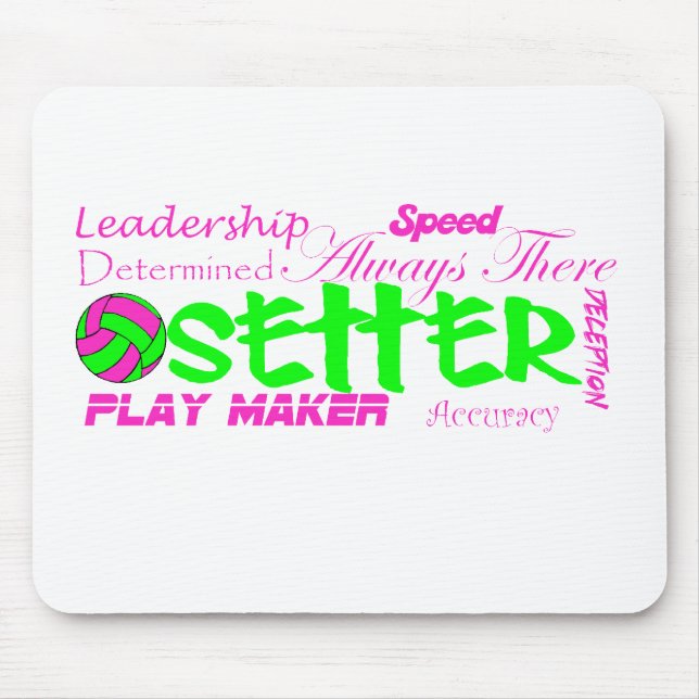 Setter Traits Mouse Pad (Front)