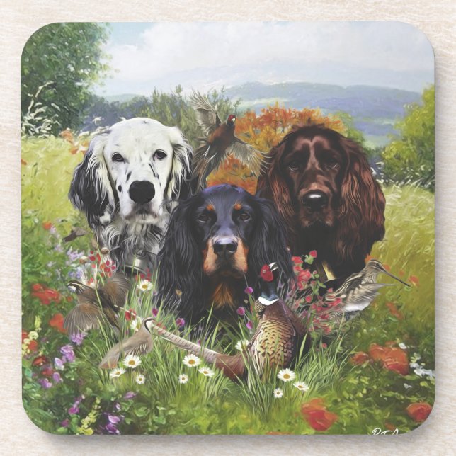 Setters Family  Coaster (Front)