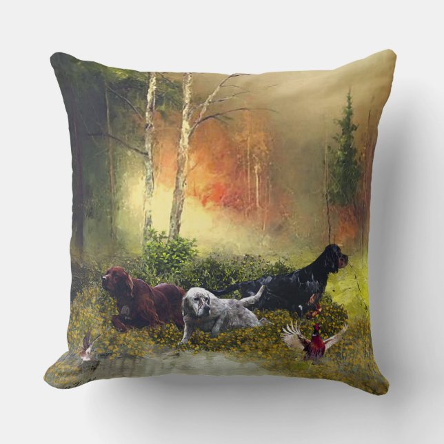 Setters Family  Cushion (Front)