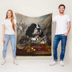 Setters family     fleece blanket