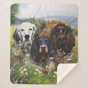 Setters Family Sherpa Blanket