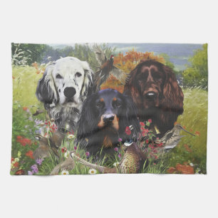 Setters Family  Tea Towel