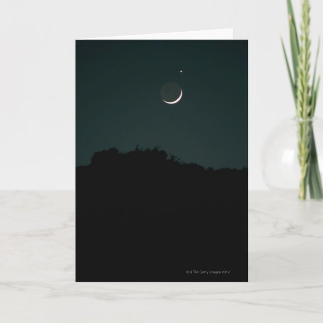 Setting Crescent Moon Card (Front)
