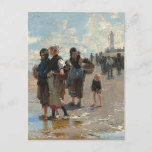 Setting Out to Fish by John Singer Sargent Postcard