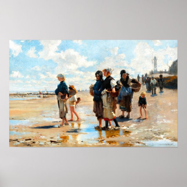 Setting Out to Fish by John Singer Sargent Poster (Front)