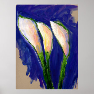 Setting Sail Lily Art Painting Poster Print