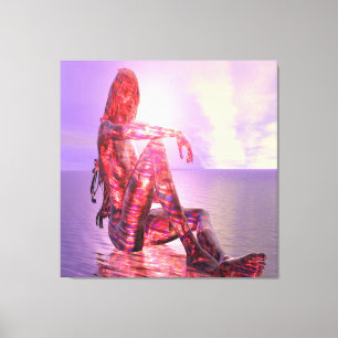 Setting Sun Canvas Print