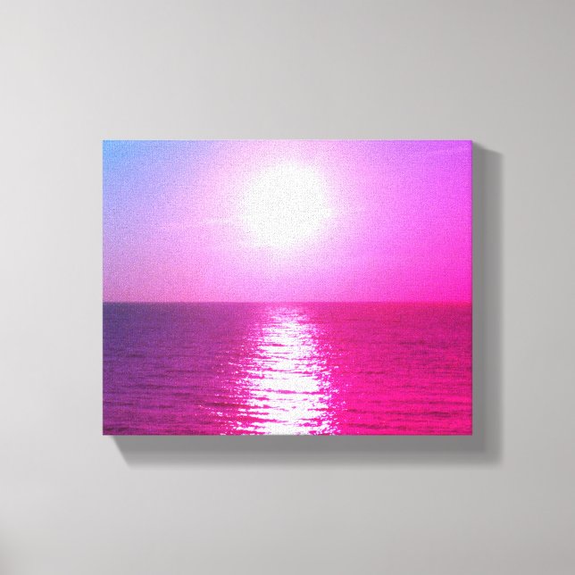 Setting Sun Canvas Print (Front)
