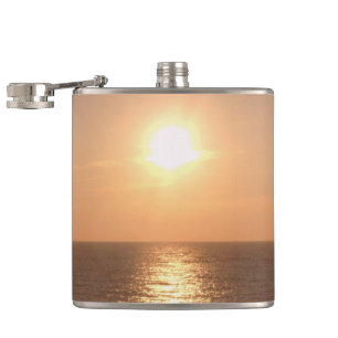 Setting Sun Hip Flask