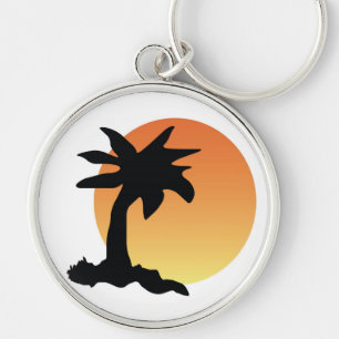 Setting Sun Key Ring