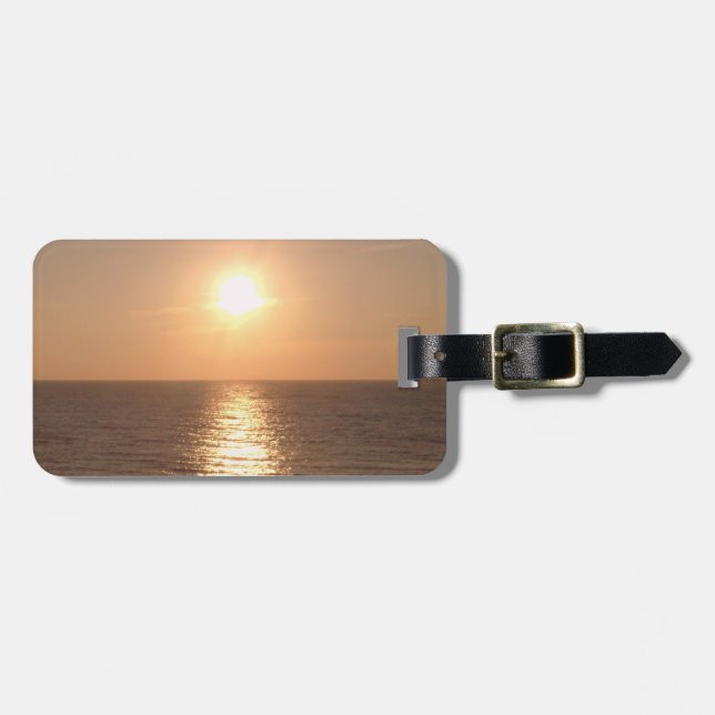 Setting Sun Luggage Tag (Front Horizontal)