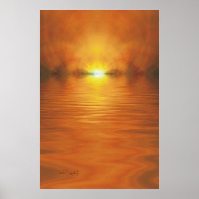 Setting Sun Poster & Print (Front)