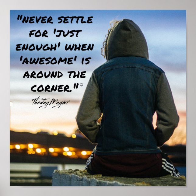 "Settle" Poster (Front)