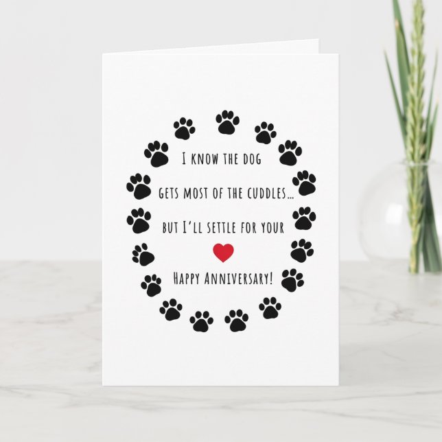 Settling for Your Heart, Anniversary Card (Front)