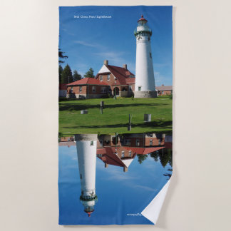 Seul Choix Point Lighthouse beach towel