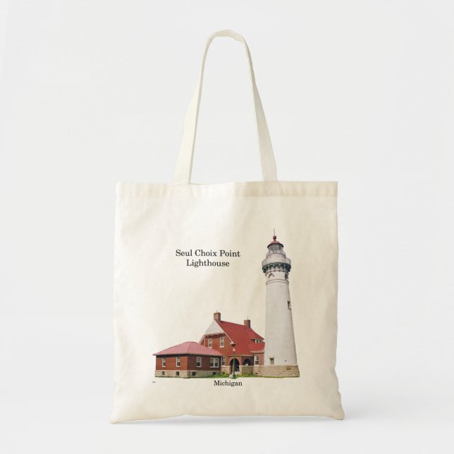 Seul Choix Point Lighthouse cut out tote bag (Front)